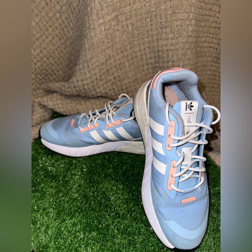 Women Light Blue Adidas Sneakers